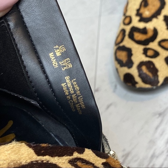 New! Sam Edelman Mandi Leopard Print Bootie 7.5M - Picture 9 of 13